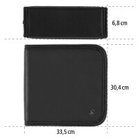 hama 160er CD-/DVD-Tasche schwarz, 160 St.