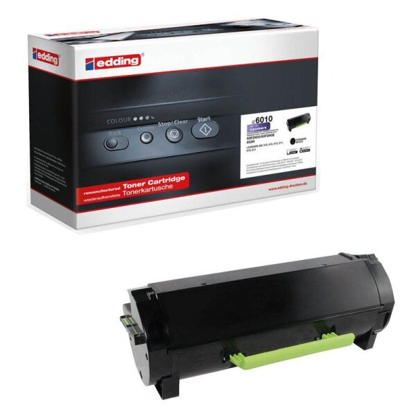 edding EDD-6010  schwarz Toner kompatibel zu LEXMARK 60F2H00