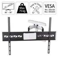 hama TV-Wandhalterung FULLMOTION 118626 schwarz