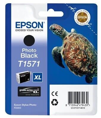 EPSON T1571XL (Schildkröte) schwarz Druckerpatrone