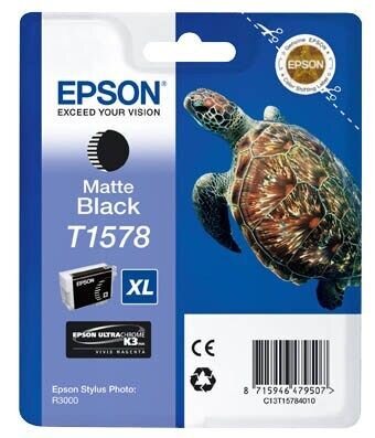 EPSON T1578XL (Schildkröte) matt schwarz Druckerpatrone