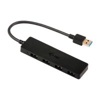i-tec® USB-Hub Advance Series Slim 4-fach schwarz