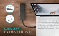 i-tec® USB-Hub Advance Series Slim 4-fach schwarz