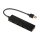 i-tec® USB-Hub Advance Series Slim 4-fach schwarz