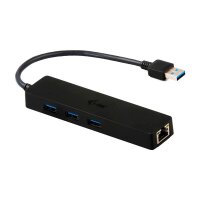 i-tec® USB-Hub Advance Series Slim 3-fach schwarz