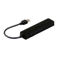 i-tec® USB-Hub Advance Series Slim 3-fach schwarz