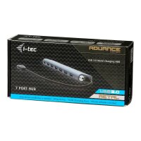 i-tec® USB-Hub METAL Series 7-fach silber