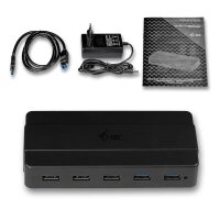 i-tec® USB-Hub USB 3.0 Advance Charging 7-fach schwarz
