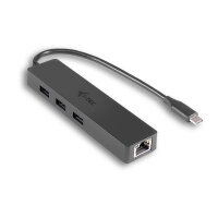 i-tec® USB-Hub Advance Series Slim USB-C 3-fach schwarz