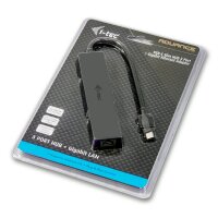 i-tec® USB-Hub Advance Series Slim USB-C 3-fach schwarz