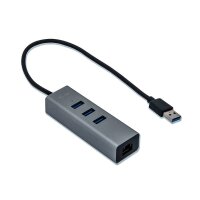 i-tec® USB-Hub USB 3.0 Metal 3-fach grau