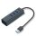i-tec® USB-Hub USB 3.0 Metal 3-fach grau