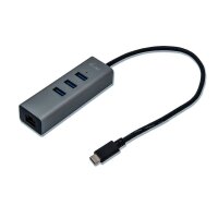 i-tec® USB-Hub USB-C Metal 3-fach grau