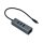 i-tec® USB-Hub USB-C Metal 3-fach grau
