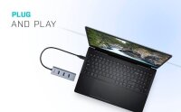 i-tec® USB-Hub USB-C Metal 4-fach grau