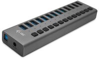 i-tec® USB-Hub USB 3.0 Charging 13-fach grau