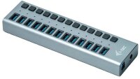 i-tec® USB-Hub USB 3.0 Charging 13-fach grau