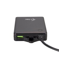 i-tec® Built-in Desktop Fast Charger Einbau-USB-Ladegerät schwarz, Kabellänge: 1,2 m, 96 Watt