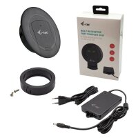 i-tec® Built-in Desktop Fast Charger Einbau-USB-Ladegerät schwarz, Kabellänge: 1,2 m, 96 Watt