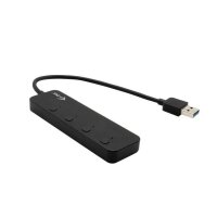 i-tec® USB-Hub USB 3.0 Metal 4-fach schwarz