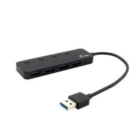 i-tec® USB-Hub USB 3.0 Metal 4-fach schwarz