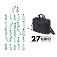DICOTA Laptoptasche Eco Top Traveller PRO Kunstfaser schwarz D30845-RPET bis 44,0 cm (17,3 Zoll)