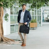 DICOTA Laptoptasche Eco Top Traveller PRO Kunstfaser schwarz D30845-RPET bis 44,0 cm (17,3 Zoll)