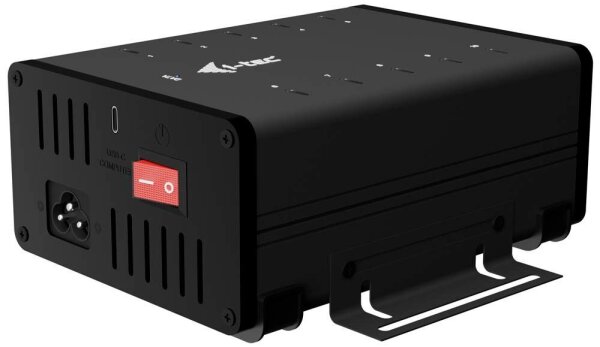 i-tec® USB-Hub USB-C/USB-A Metal Charging + data 10-fach schwarz
