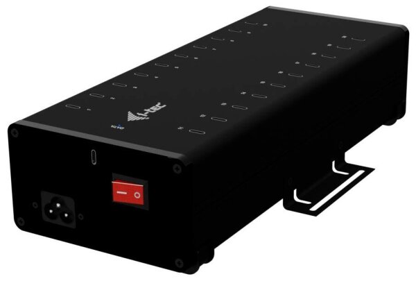 i-tec® USB-Hub USB-C/USB-A Metal Charging + data 20-fach schwarz