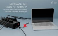 i-tec® USB-Hub USB-C/USB-A Metal Charging + data 20-fach schwarz