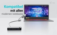 i-tec® USB-Hub Universal KVM 4-fach schwarz