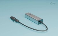i-tec® USB-Hub Universal Charging Metal 4-fach grau