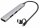 i-tec® USB-Hub USB-A/USB-C Metal  4-fach grau