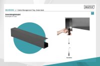 DIGITUS DA-90448 Kabelkanal 60,0 cm schwarz