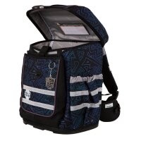 Mc®Neill Schulranzen-Set COMPACTO TRON Kunstfaser schwarz