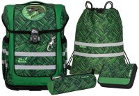 Mc®Neill Schulranzen-Set COMPACTO WOW Kunstfaser...