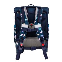 Mc®Neill Schulranzen-Set COMPACTO POLLY Kunstfaser blau