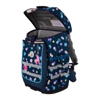 Mc®Neill Schulranzen-Set COMPACTO POLLY Kunstfaser blau