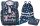 Mc®Neill Schulranzen-Set COMPACTO POLLY Kunstfaser blau
