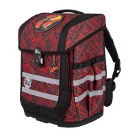 Mc®Neill Schulranzen-Set COMPACTO ZACK Kunstfaser rot