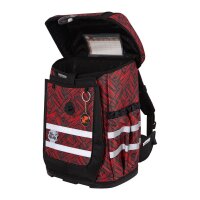 Mc®Neill Schulranzen-Set COMPACTO ZACK Kunstfaser rot