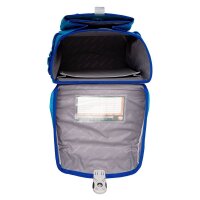 Mc®Neill Schulranzen-Set COMPACTO BUBBLE Kunstfaser hellblau