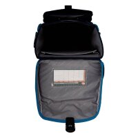 Mc®Neill Schulranzen-Set COMPACTO XAGON Kunstfaser blau