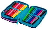 CoolPack Federmäppchen befüllt Jumper 2 Disney Stitch Motiv 35-teilig, 21,5 x 14