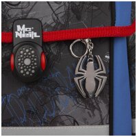 Mc®Neill Schulranzen-Set PERFECTO MARVEL SPIDER MAN Kunstfaser schwarz