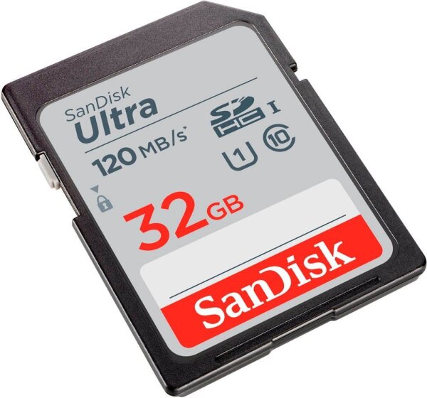 SanDisk Speicherkarte SDHC-Card Ultra, 32 GB, 1 St.