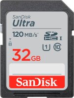 SanDisk Speicherkarte SDHC-Card Ultra, 32 GB, 1 St.