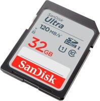 SanDisk Speicherkarte SDHC-Card Ultra, 32 GB, 1 St.