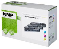KMP H-T246CMY  cyan, magenta, gelb Toner kompatibel zu HP 203A; Canon  054(CF541A, CF542A, CF543A;  3023C002, 3022C002, 3021C002), 3er-Set