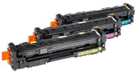 KMP H-T246CMY  cyan, magenta, gelb Toner kompatibel zu HP 203A; Canon  054(CF541A, CF542A, CF543A;  3023C002, 3022C002, 3021C002), 3er-Set